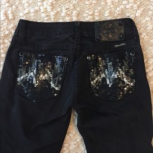 Black miss me skinny jeans